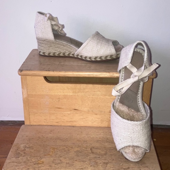 Cream UGG espadrilles - Picture 6 of 8